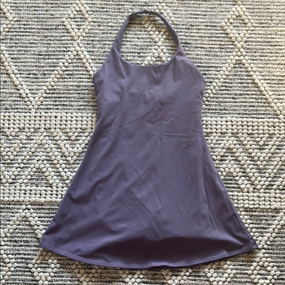 HALARA Purple Halter Dress